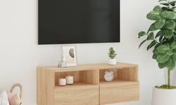 Naomi Floating TV Unit for TVs up to 46" - Brown