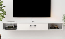 Farfan Floating TV Unit for TVs up to 70" - White