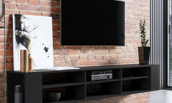 Porter Floating TV Unit for TVs up to 75" - Black