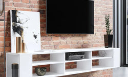 Porter Floating TV Unit for TVs up to 75" - White