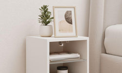 Vinaah Wall Display Cabinet - White