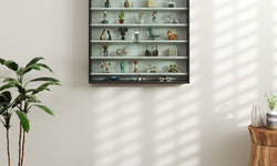 Hank Wall Display Cabinet - Black & White