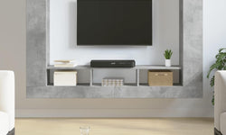 Vlad Floating TV Unit for TVs up to 65" - Concrete Grey