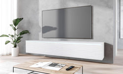 Rivo Floating TV Unit for TVs up to 75" - White