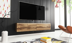 Beeching Floating TV Unit for TVs up to 65" - Wotan Oak