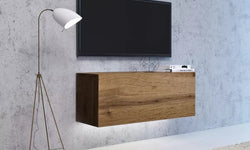 Mullen Floating TV Unit for TVs up to 46" - Oak