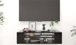 Baylee Floating TV Unit for TVs up to 46" - Black