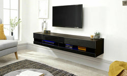 Silom Floating TV Unit - Black