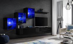 Dorfman Entertainment TV Wall Unit